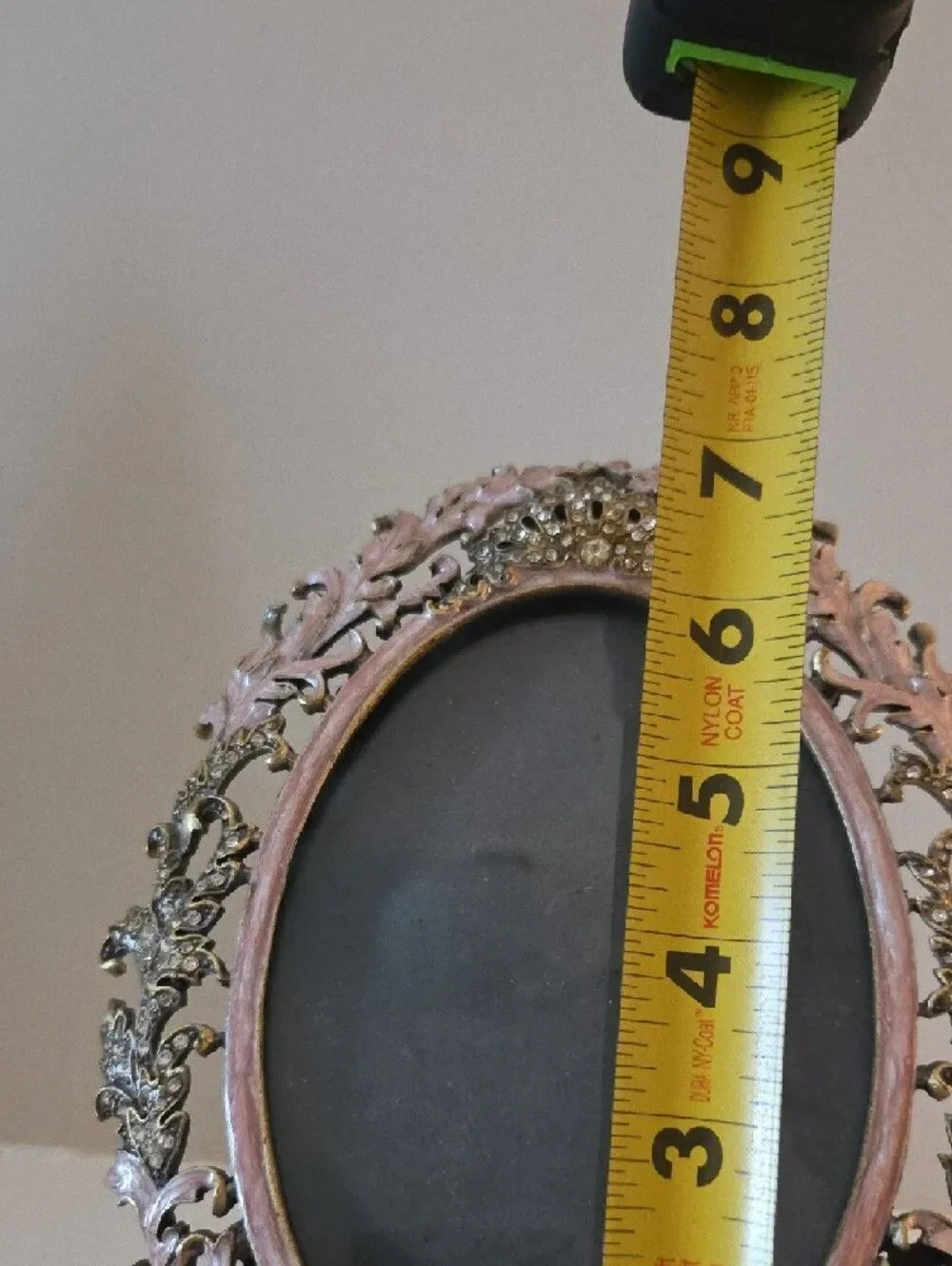 Ornate Oval Decorative Photo Frame